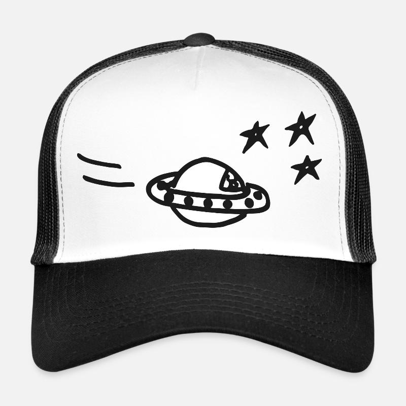 Alles außer-gewöhnlich - das UFO - Trucker Cap - Weiß/Schwarz