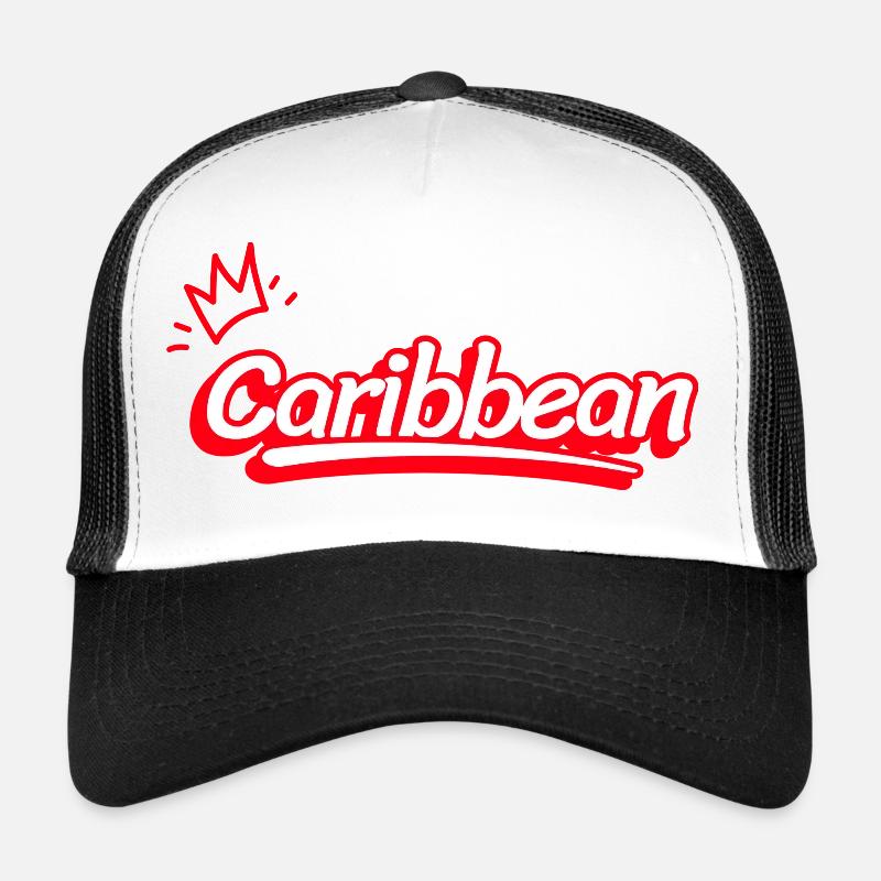 Karibik in Rot Trucker Cap