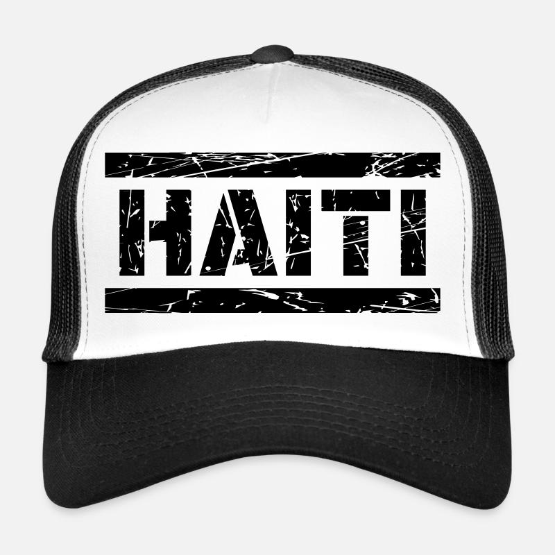 Haiti - Trucker Cap - Weiß/Schwarz