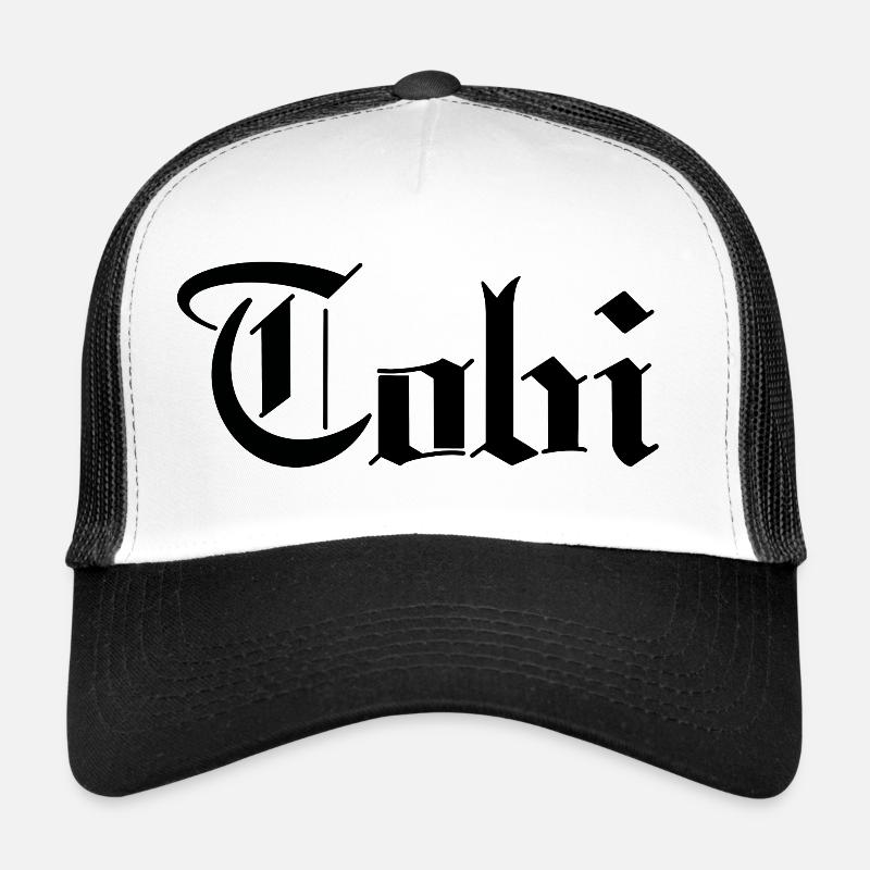 Tobi - Trucker Cap - Weiß/Schwarz