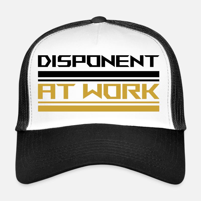 Disponent at work black Trucker Cap