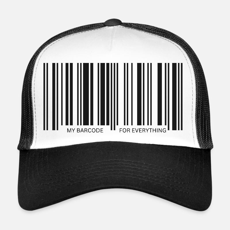 My barcode for everything - Trucker Cap - white/black