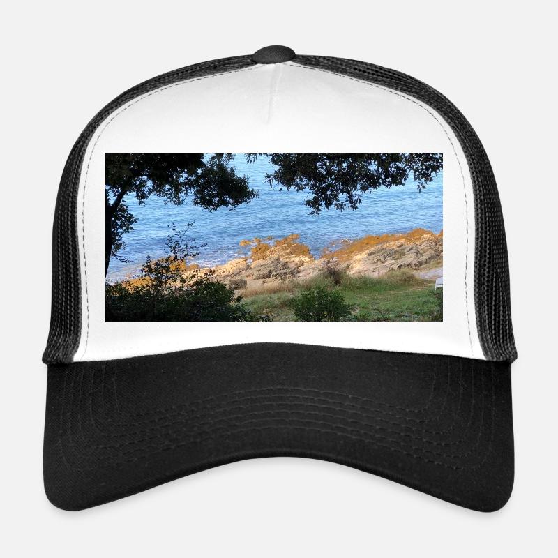 Istrien - Trucker Cap - Weiß/Schwarz