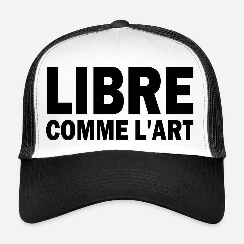 libre comme l art Casquette trucker 