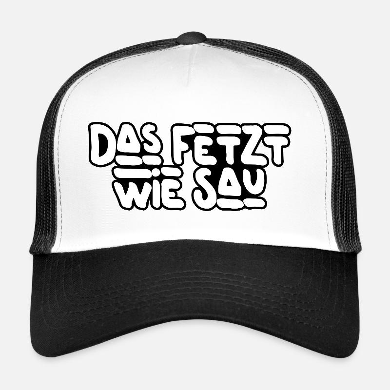 Das fetzt! - Trucker Cap - Weiß/Schwarz