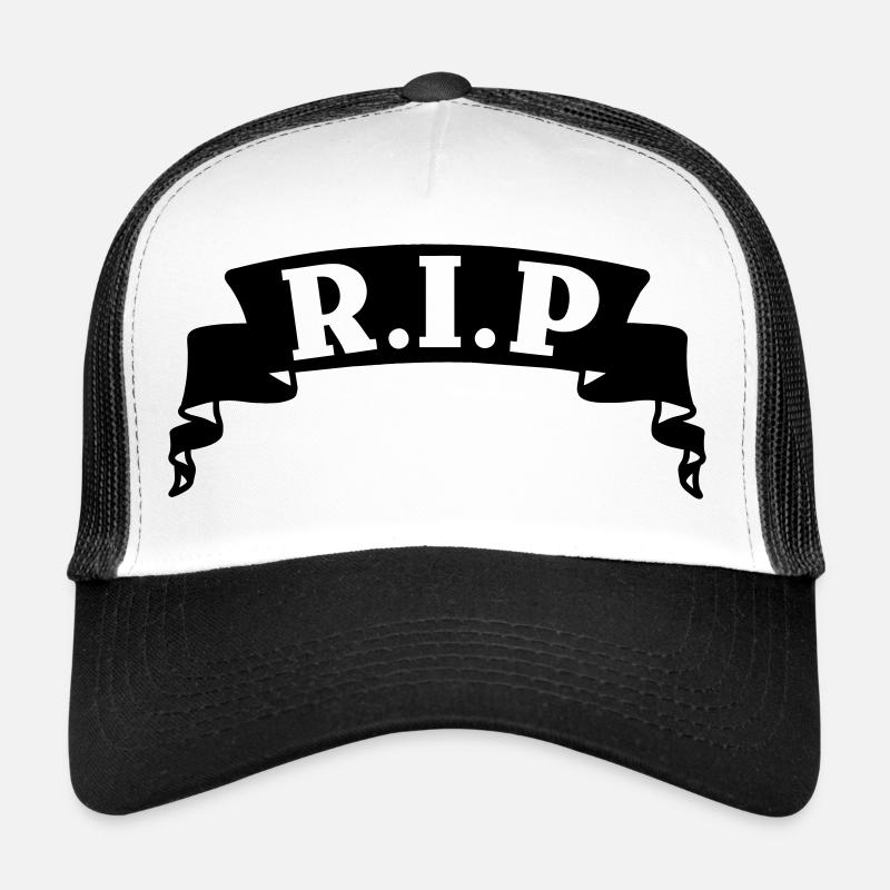 Bannière RIP du ruban Casquette trucker 