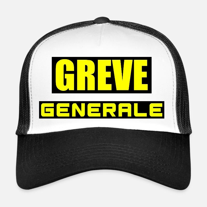 Grève générale Casquette trucker 