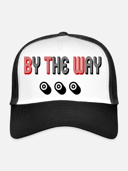 Bye the way - Trucker Cap - white/black - Front