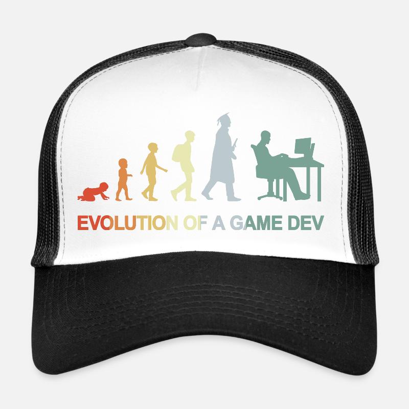 Game Dev Evolution Trucker Cap