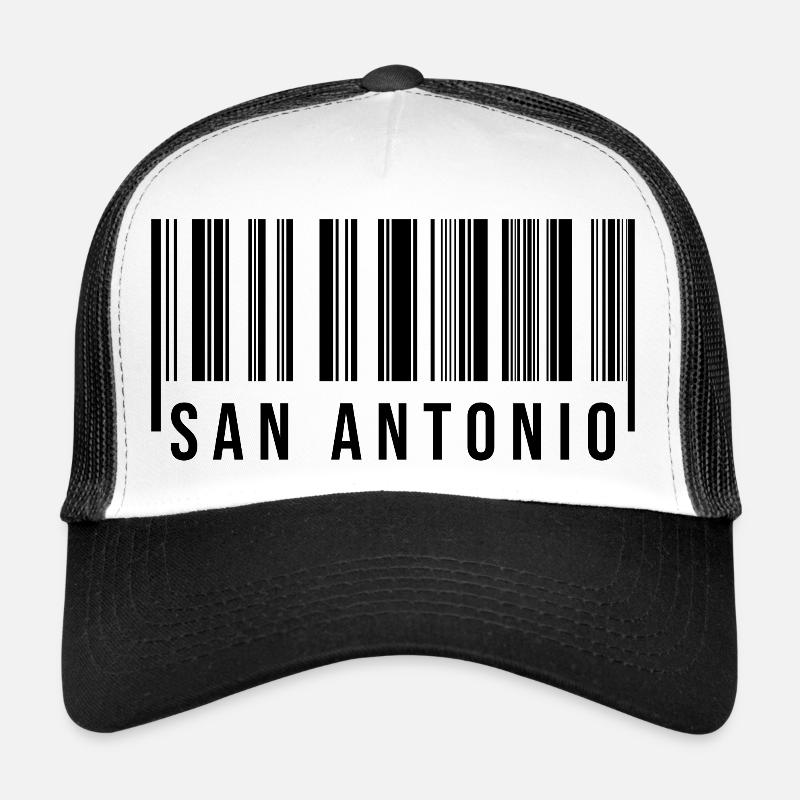 Code à barres de San Antonio Casquette trucker 