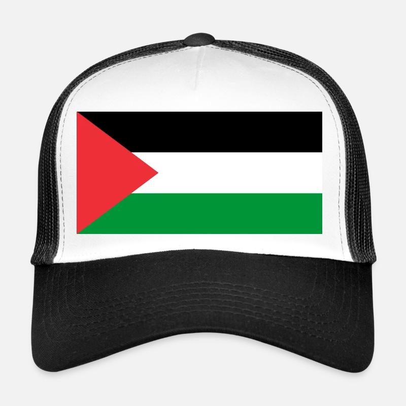 Free Palestine - Trucker Cap - white/black