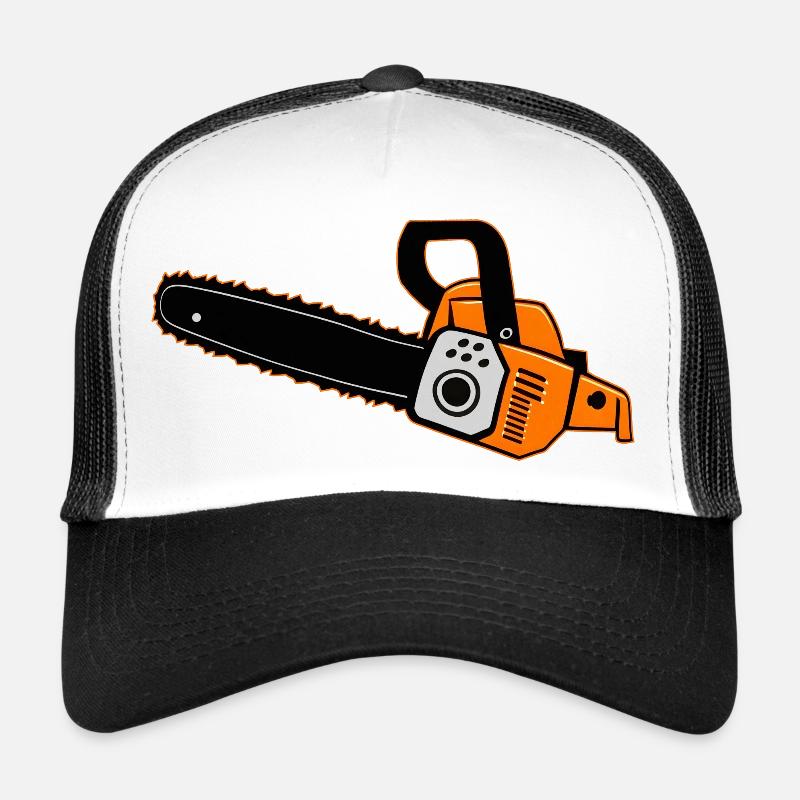 Chainsaw ORANGE Trucker Cap