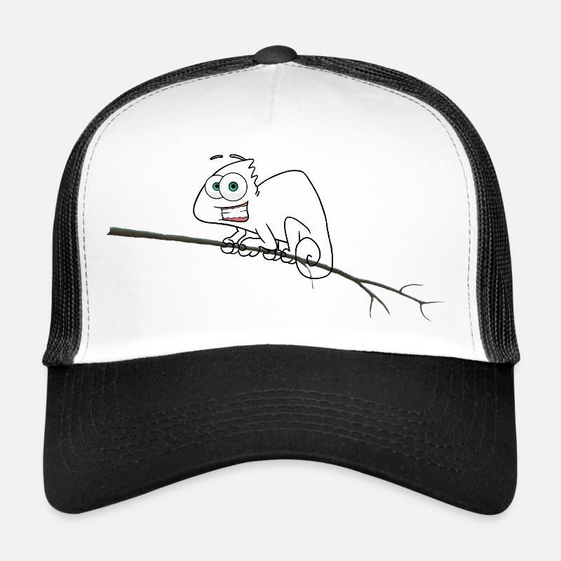 Camouflaged Chameleon Trucker Cap