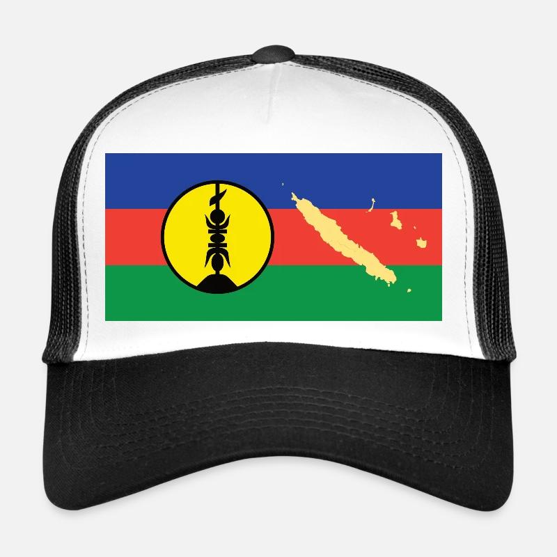 gift design kanak flag New Caledonia Trucker Cap