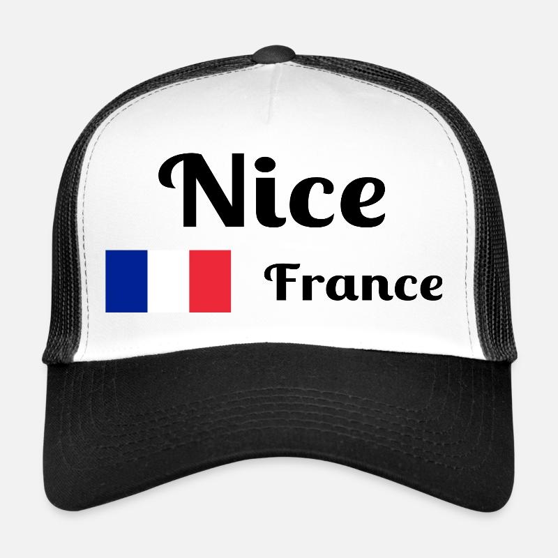 Nice France- Imprimés élégants Casquette trucker 