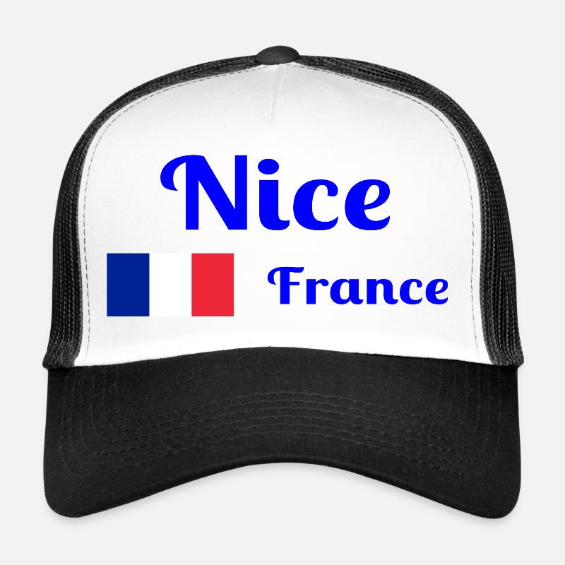 Nice France- Imprimés élégants Casquette trucker 