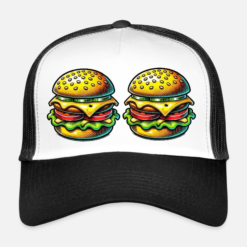 Hamburger Casquette trucker 