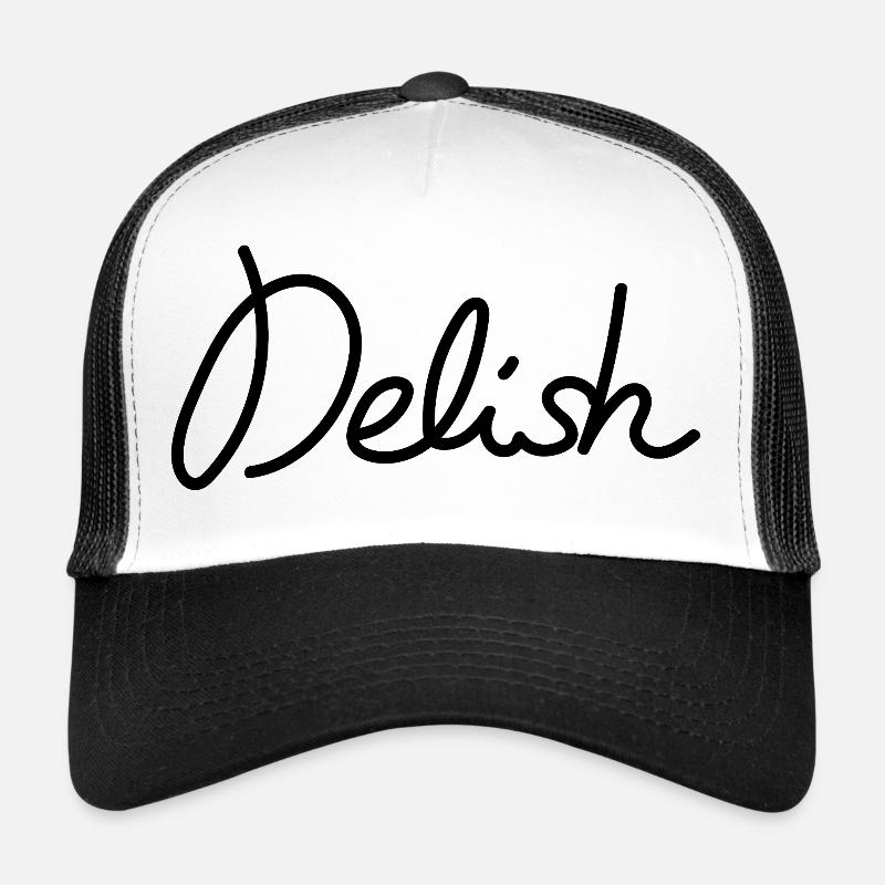 Delish – Déclaration gastronomique élégante Casquette trucker 