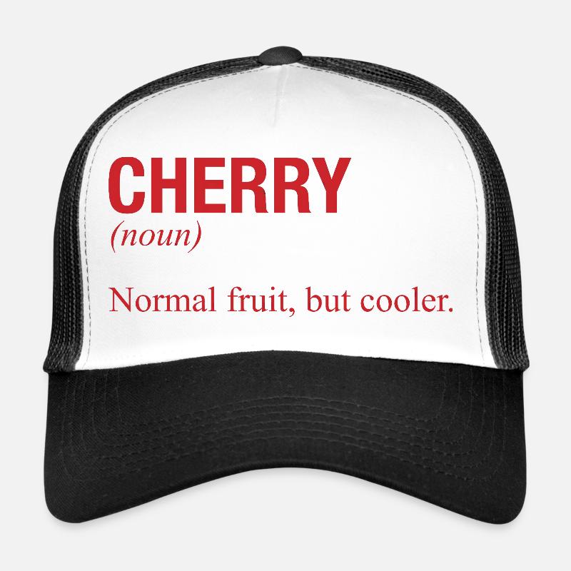 CERISE Kirsche Casquette trucker 