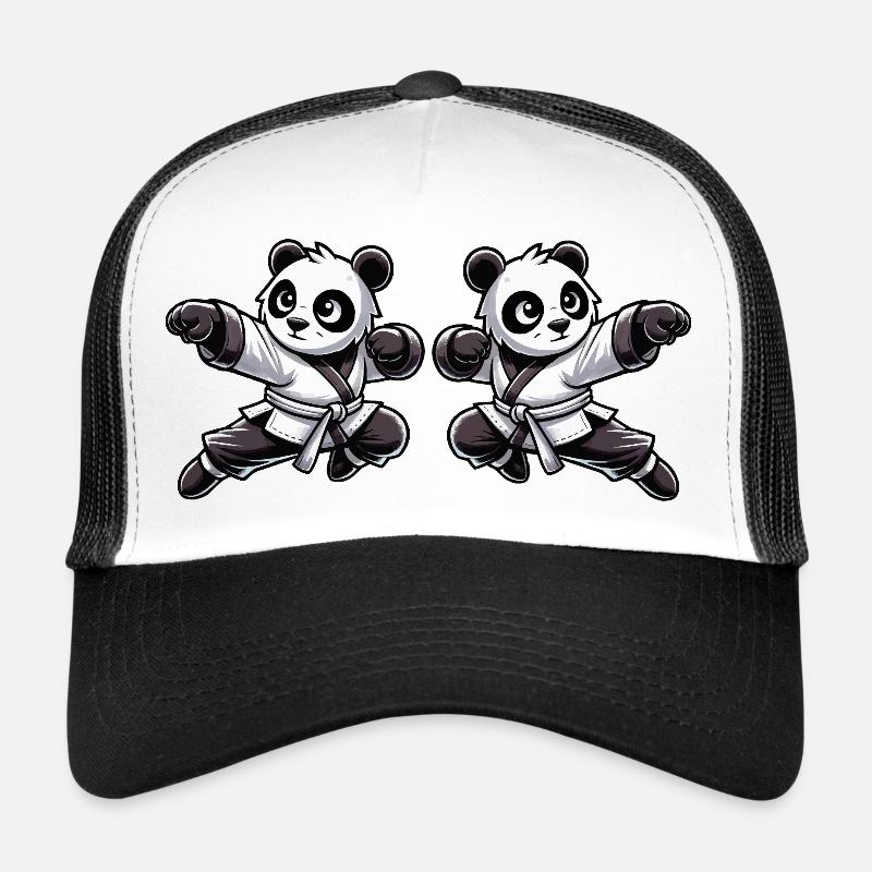 Panda Karaté Bande Dessinée 2 Casquette trucker 