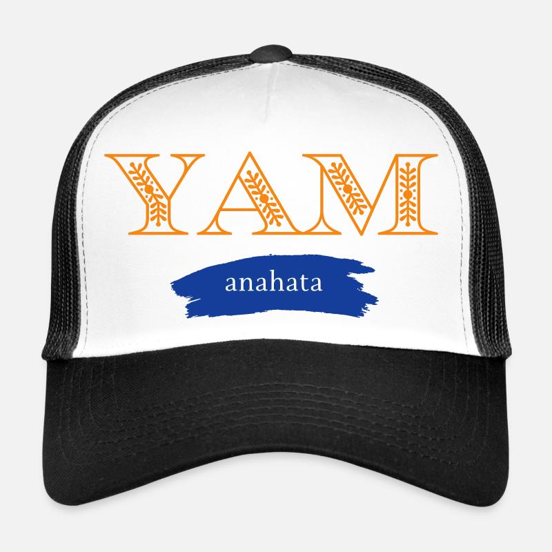 YAM - Trucker Cap - white/black
