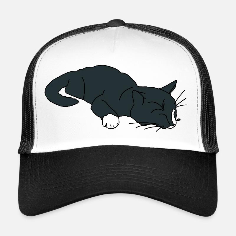 Sleeping Cat Trucker Cap