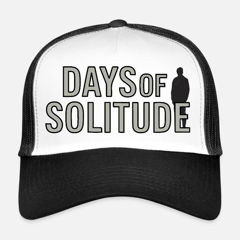 Illustration de silhouette solitaire minimaliste Casquette trucker 