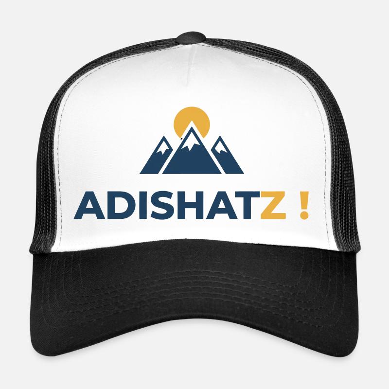 ADISHATZ! - Trucker Cap - Weiß/Schwarz