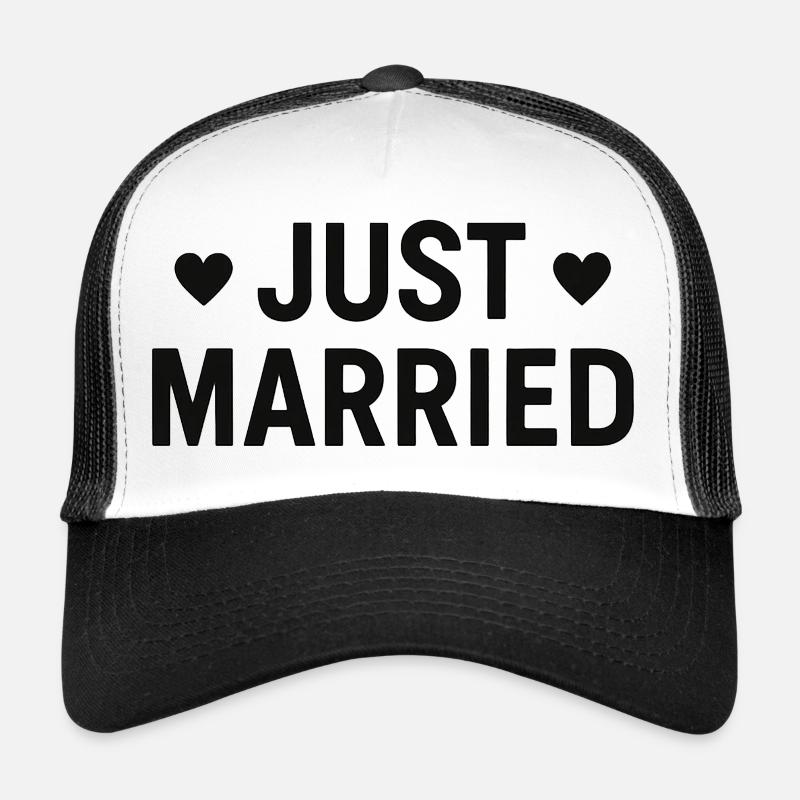 Just Married - Jeunes Mariés - Mariage - EVJF EVG Casquette trucker 