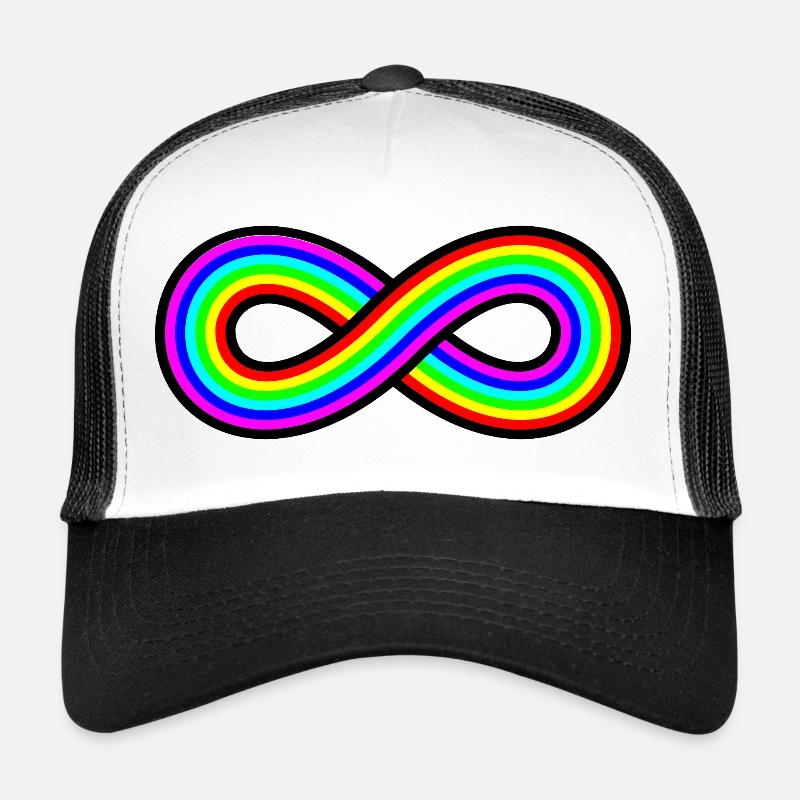 Autismus Regenbogen Unendlichkeit Trucker Cap
