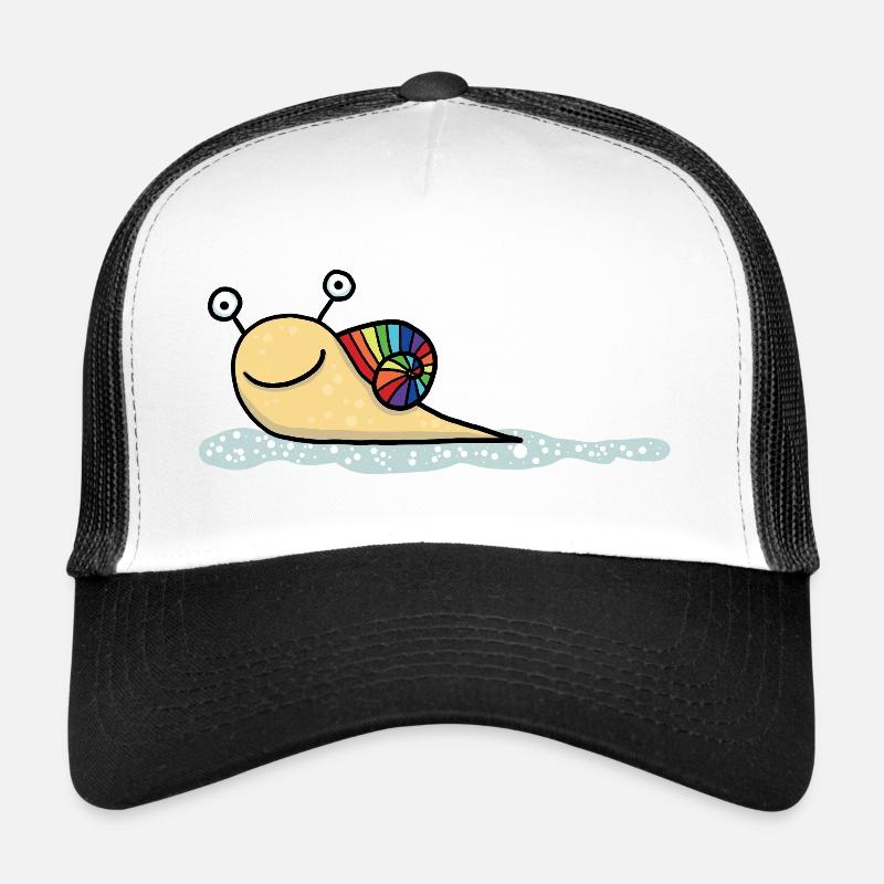 Regenbogenschnecke Trucker Cap