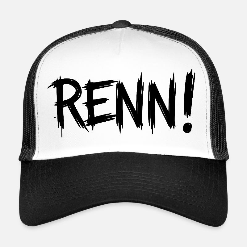 Run! (Running, running, jogging, runner) Trucker Cap