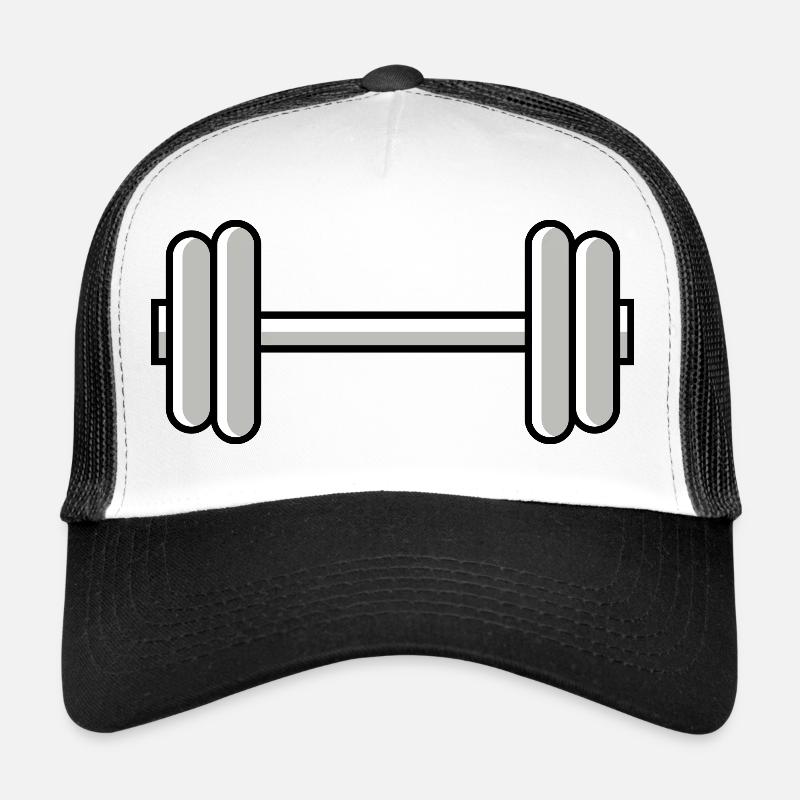 Dumbbell weights icon Trucker Cap