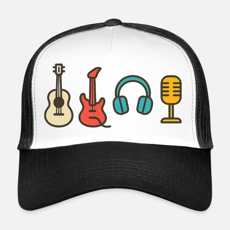 Musik Noten Rhythmus Beat Design Geschenk Trucker Cap