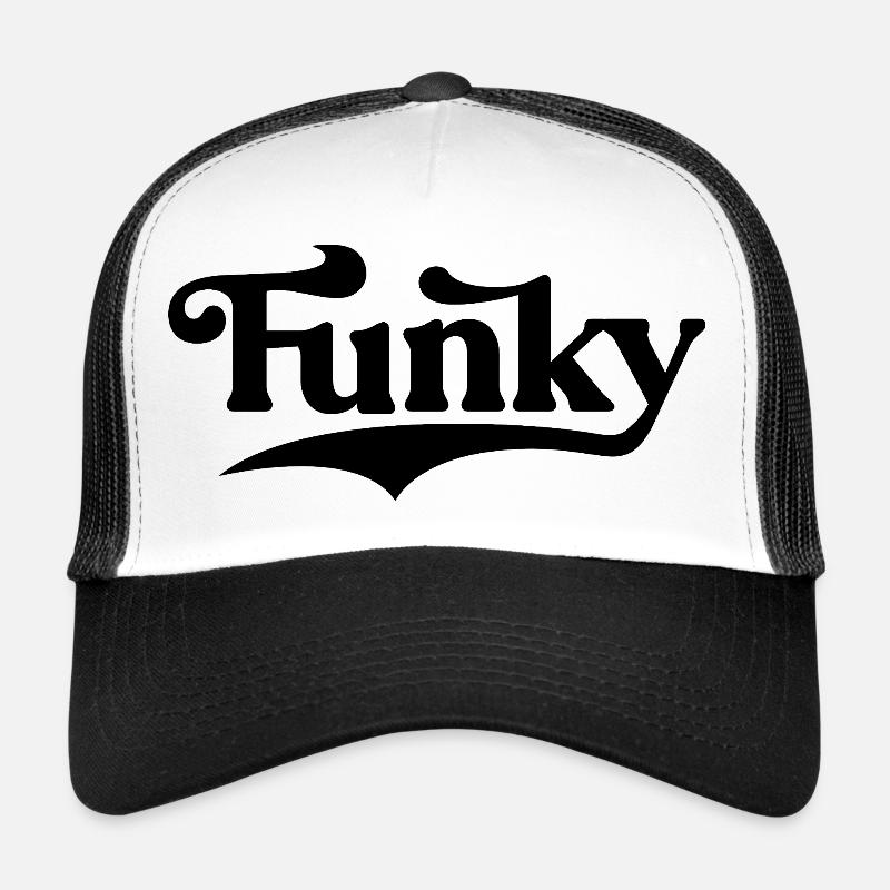Funky Music Bold typography design Trucker Cap