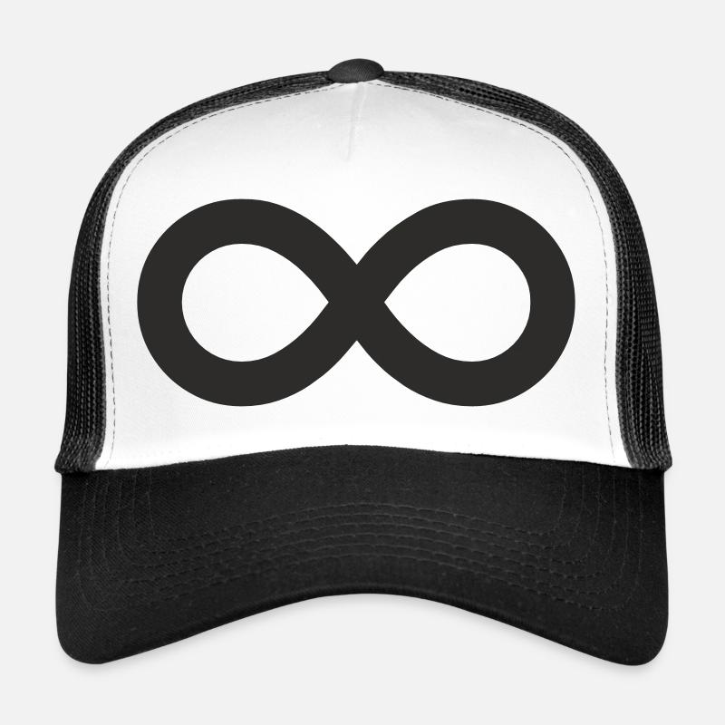 Unendlichkeitszeichen – Minimalistisches Infinity  Trucker Cap