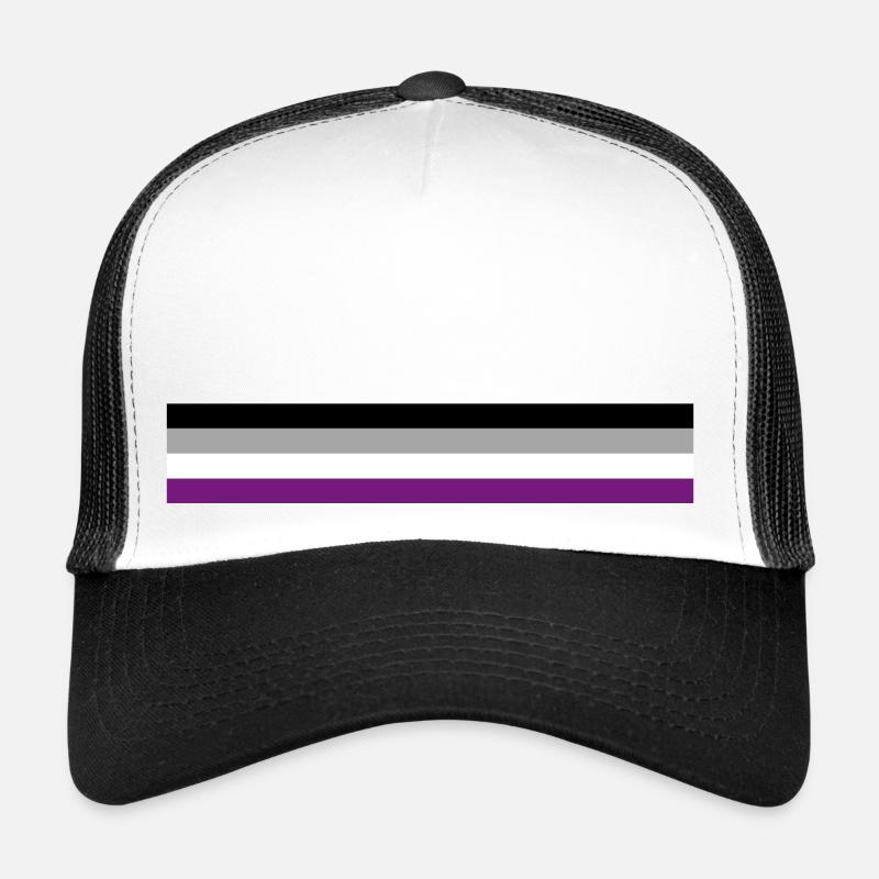 Asexuelle Stolzflagge Trucker Cap