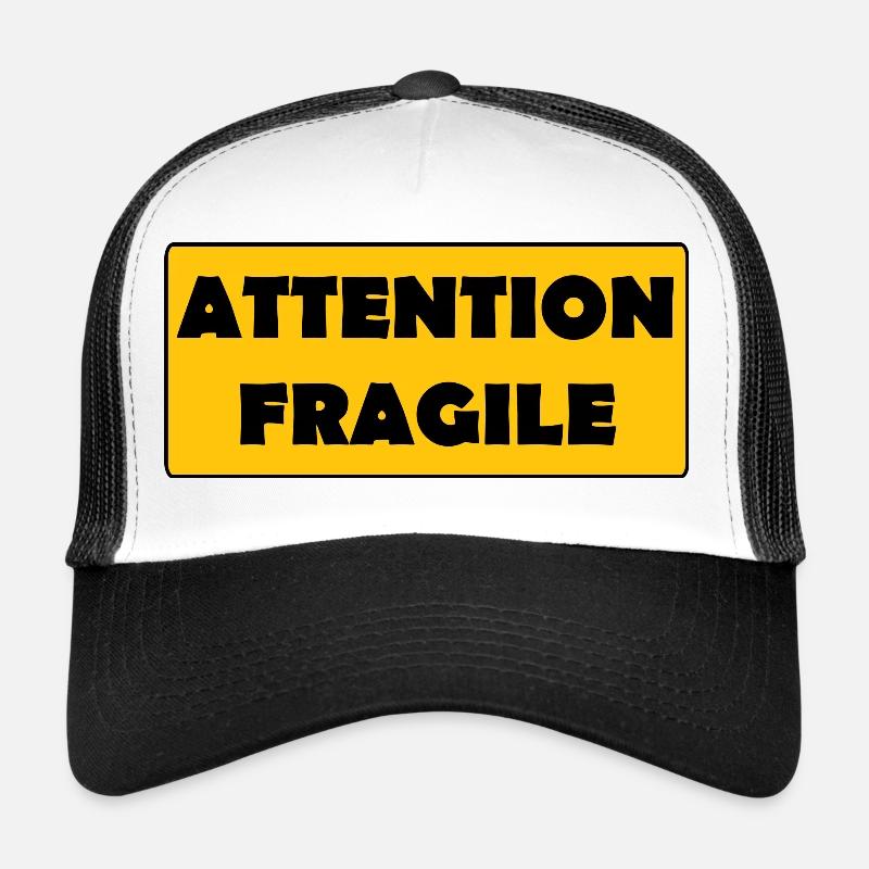 Attention Fragile Casquette trucker 