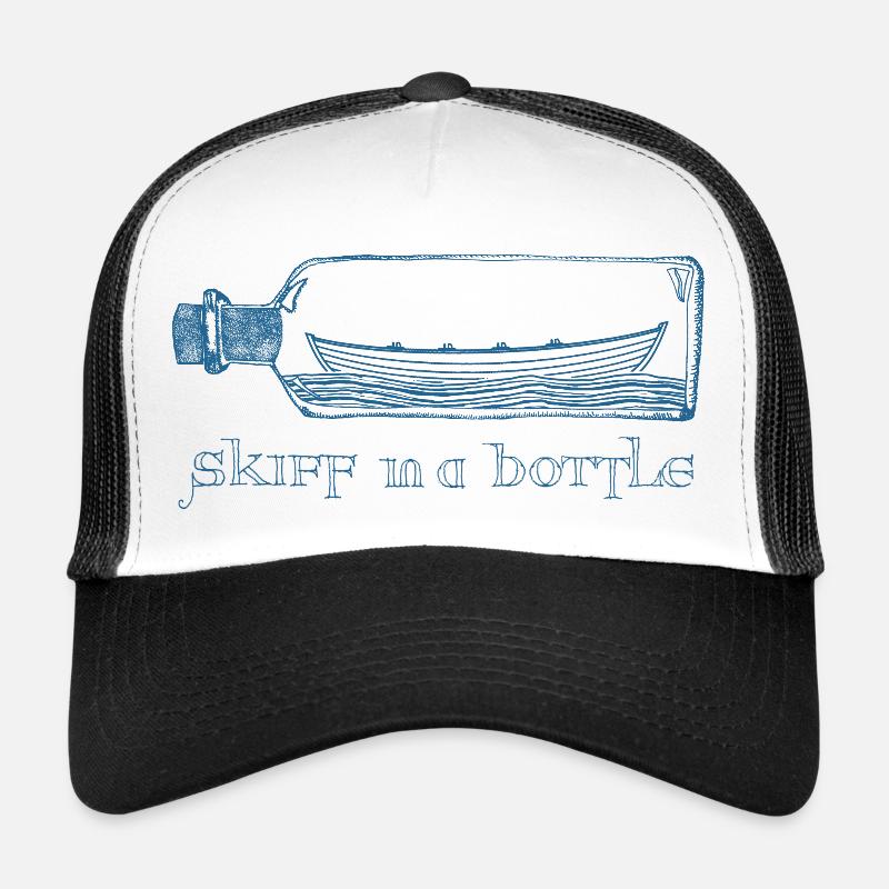 skiff in a bottle Trucker Cap