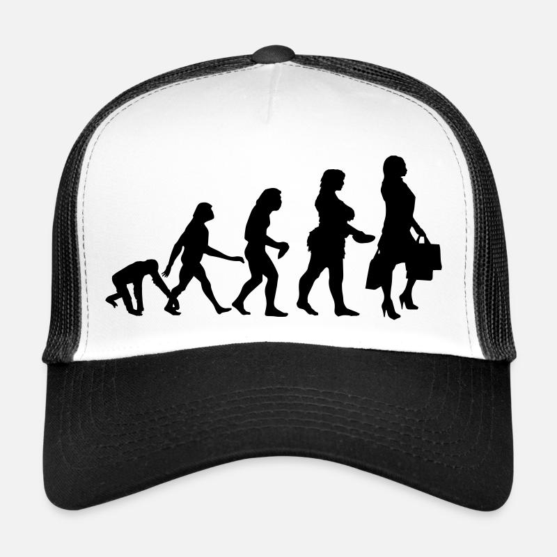 SHOPPING QUEEN EVOLUTION - Trucker Cap - Weiß/Schwarz