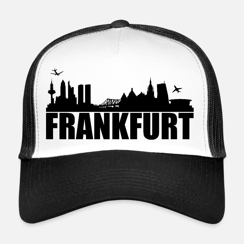 Frankfurt Skyline Silhoue Trucker Cap