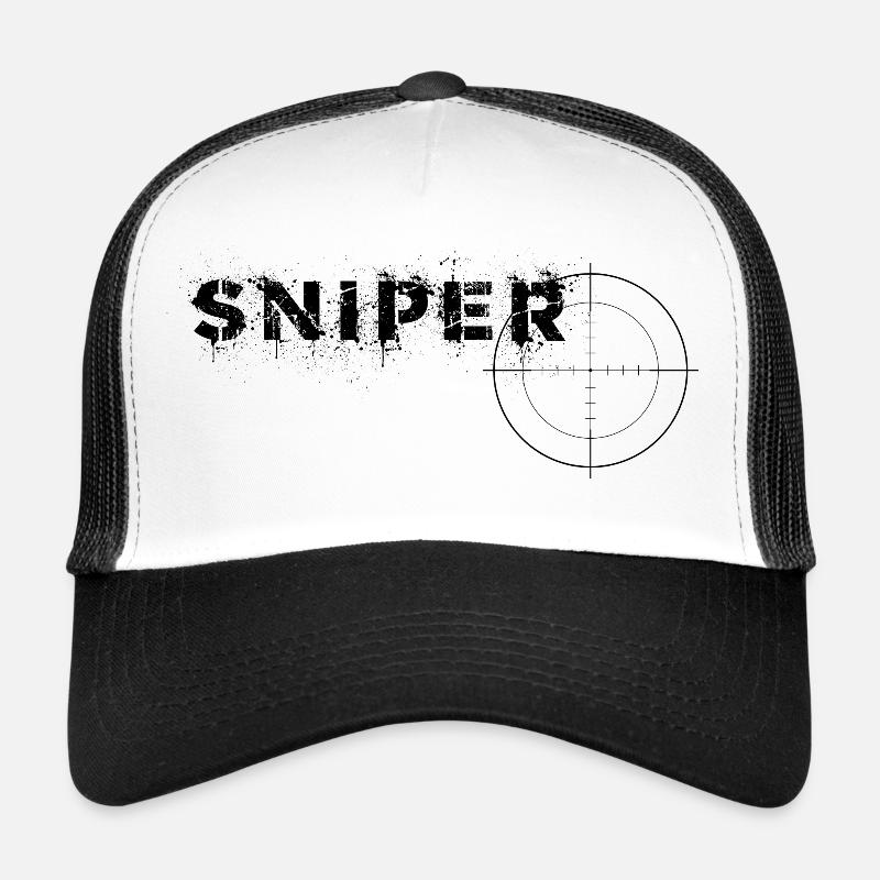 Sniper réticule e-Sport noir Casquette trucker 