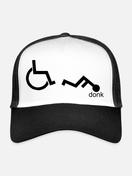 donk - Trucker Cap - white/black - Front