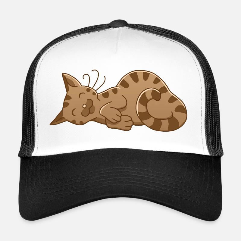 chat dormant Casquette trucker 