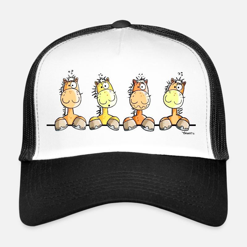 Drôle Chevaux Casquette trucker 