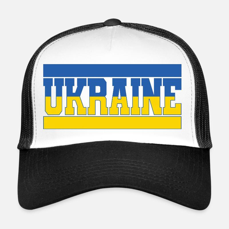 L’Ukraine et le drapeau de l’Ukraine Casquette trucker 