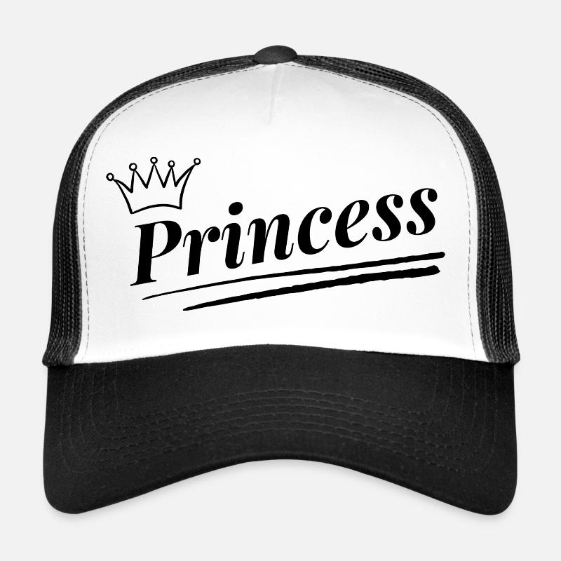 Princess - Trucker Cap - Weiß/Schwarz