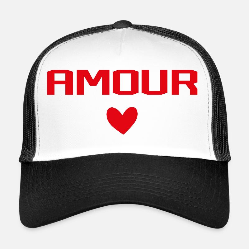 Amour Cœur Casquette trucker 