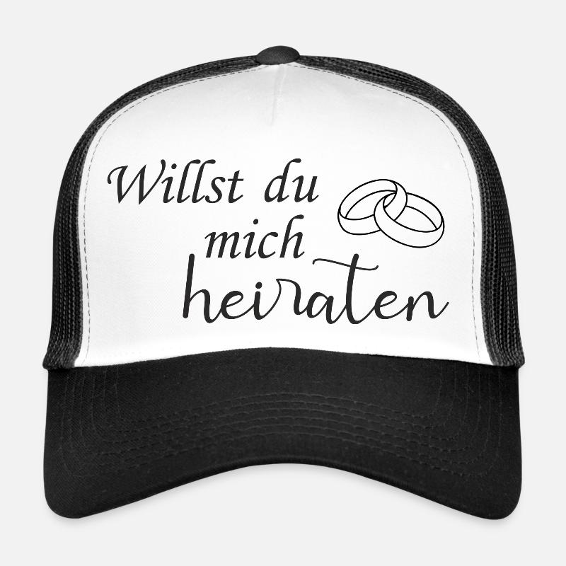 Willst du mich heiraten Trucker Cap