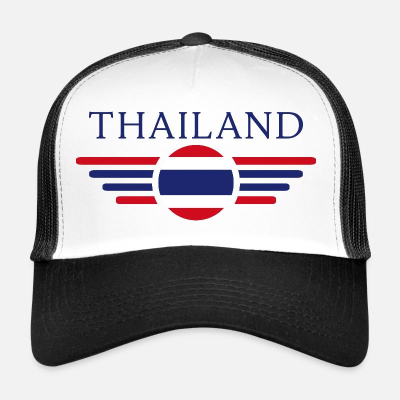Thailand - Trucker Cap - Weiß/Schwarz